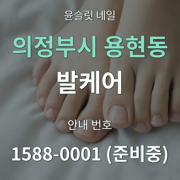 의정부시 용현동 발케어 대표 안내 그래픽