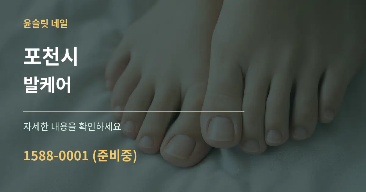 포천시 발케어 서비스 이용 안내 그래픽
