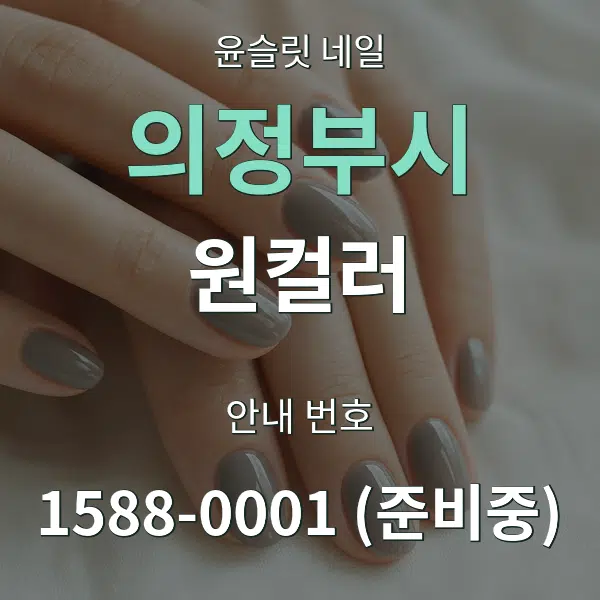 의정부시 원컬러 대표 안내 그래픽