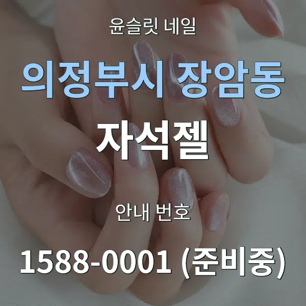 의정부시 장암동 자석젤 대표 안내 그래픽