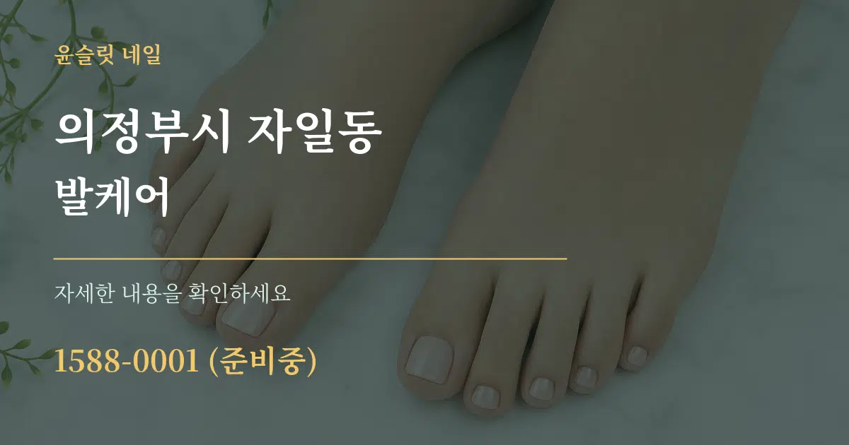 의정부시 자일동 발케어 서비스 이용 안내 그래픽