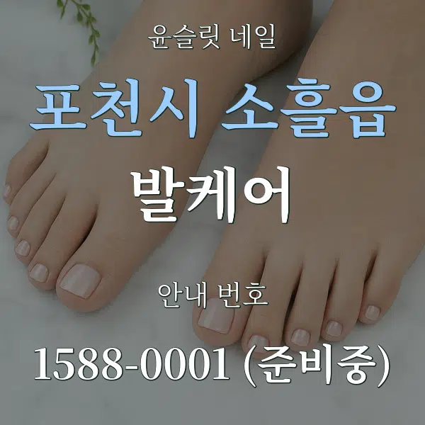 포천시 소흘읍 발케어 대표 안내 그래픽